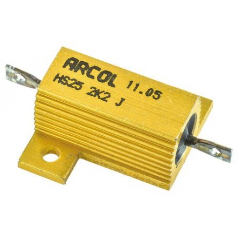 HS 25W 2K2 J HEATSINK RESISTOR 5% 